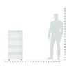 KOMTO Bücherregal  60 cm breit, Weiß, Bücherregal mit 4 Produktbild-Vorschau 8