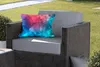 MuchoWow® Outdoor Kissen - Aquarell - Rot - Blau - Grün - Produktbild-Vorschau 5