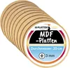 Creative Deco 10 MDF Kulatých Desek | 20 cm x 20 cm x 0,3 Náhled obrázku produktu 1