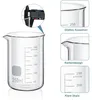 Erlenmeyer Set 10-teilig - Messzylinder 10/25/50 ml - Produktbild-Vorschau 3