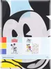 The image shows the packaging of a Disney Mickey Mouse bedding set. Produktbild-Vorschau