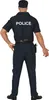 Tenue de carnaval de la police Costume classique Casquette Voir les images du produit 3