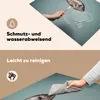 KitchenYeah© Herdabdeckplatte Fisch auf einer Silbergabel , Produktbild-Vorschau 2