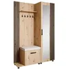 Garderobenschrank LIVIA – Garderoben-Set mit Spiegel und Produktbild-Vorschau 2