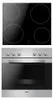 A split image showing the top of an electric hob and the front of an oven. Produktbild-Vorschau
