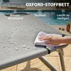 Chaise longue pliable avec pare-soleil, réglable en 4 Voir les images du produit 8