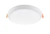 A white circular LED ceiling light with orange clips on a white background. Anteprima dell’immagine prodotto