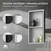 LuxeBath Nicchia doppia da parete in acciaio inox, 30x60x10 Anteprima dell’immagine prodotto 3