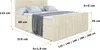 ALTDECOR Boxspringbett mit Fußteil, 2 Matratzen und Topper Produktbild-Vorschau 6