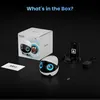 A product shot showing the contents of the Enabot EBO AIR 2 PLUS G box, including the robot, charging dock, power adapter, and documentation. Náhľad obrázku produktu