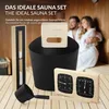 Sada příslušenství do sauny LuxeBath z hliníku a dřeva, Náhled obrázku produktu 5