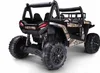 A black UTV with camouflage accents, shown from a rear-quarter angle on a white background. Náhled obrázku produktu