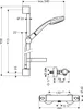 hansgrohe Croma 100 Multi Brausenkombi Unica´C Produktbild-Vorschau 16