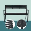 Panchina da giardino Relaxdays, a 2 posti, A x L x P: 88 x Anteprima dell’immagine prodotto 5