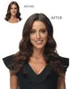 Estensioni per capelli in vera fibra, clip-in, set da 7 Anteprima dell’immagine prodotto 5