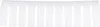 A white plastic bottle holder with multiple slots, viewed from the front. Produktbild-Vorschau