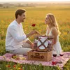 Picknick-Set für 2 Personen, rot, mit Kühlfach und Produktbild-Vorschau 4
