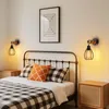 ZMH lampada da parete nera con interruttore illuminazione Anteprima dell’immagine prodotto 5
