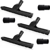 Three vacuum cleaner floor brushes and two adapters arranged on a white background. Voir les images du produit