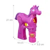Pistola per bolle di sapone Relaxdays Unicorno, LED, a Anteprima dell’immagine prodotto 4