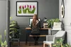 Bild 100x70 MDF-Rahmen Wandkunst Tulpen Blumen Pflanze Produktbild-Vorschau 3