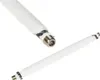 Fensterdurchführung für Sat-Kabel mit 2 F-Anschlüssen, flexibel, 20cm, weiß Anteprima dell’immagine prodotto