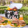 Brisby Kühltasche 21 l – 4-lagige Isolierung – Blumenmuster Produktbild-Vorschau 6