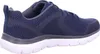 Side view of a navy blue athletic shoe with a white sole. Produktbild-Vorschau
