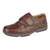 Scarpe Roamers da uomo in pelle con velcro DF1692 (40 EU) Anteprima dell’immagine prodotto 2