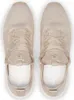 A top-down view of a pair of beige sneakers. Produktbild-Vorschau