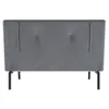 SONNI 120x80x79cm Šedá rozkládací pohovka Pohovka a postel Náhled obrázku produktu 6