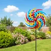 Metall Windrad bunt - 210 x 61 cm - Deko Windspiel Produktbild-Vorschau 7
