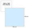 Briefumschläge - Weiß 150 x 150 mm | 120 g/qm Offset | Ohne Produktbild-Vorschau 2