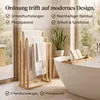 Porte-serviettes en bambou hausleben – 3 barres pour Voir les images du produit 2