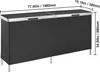SucceBuy Tragbarer Messetisch, 77,95" x 15,16" x 34,65", Produktbild-Vorschau 8