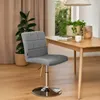 CLP Stuhl Ricky Stoff grau Produktbild-Vorschau 2