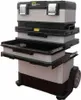 A multi-level rolling tool chest with drawers and compartments. Voir les images du produit