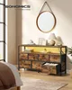 SONGMICS Kommode mit LED-Beleuchtung, Sideboard, Produktbild-Vorschau 3