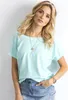 Basic Feel Good Kurzarm-T-Shirt für Frauen Yasmeen minze XS Produktbild-Vorschau 3