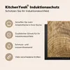 KitchenYeah© Herdabdeckplatte Struktur eines Brettes mit Produktbild-Vorschau 6