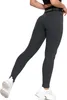 A person wearing dark gray leggings and white sneakers, shown from the back and side. Produktbild-Vorschau