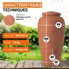 Graf/Garantia Regentonne/Regen-Amphore 300L terrakotta Voir les images du produit 7