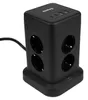 Huslog prolunga verticale con USB HUS1004, torre a 8 prese, Anteprima dell’immagine prodotto 7