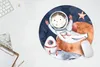 MuchoWow® Mauspad Mousepad Weltraum - Mond - Rakete - Produktbild-Vorschau 5