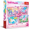 Trefl 4 in 1 Puzzle - Einhörner, Kinderpuzzle, Kinder, 35 + Produktbild-Vorschau 7