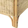 vidaXL 2-Sitzer-Sofa Natürliches Rattan und Leinen Produktbild-Vorschau 3
