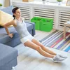Relaxdays Aufbewahrungsbox 4er Set, faltbare Regalboxen, Produktbild-Vorschau 3