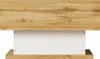 A close-up view of a wooden table with a white drawer. Produktbild-Vorschau