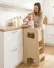 Montessori učební věž pro děti s bezpečnostní pojistkou – Náhled obrázku produktu 7