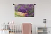 MuchoWow® Wandteppich Wandbehang Frischer Lavendel in einem Produktbild-Vorschau 2